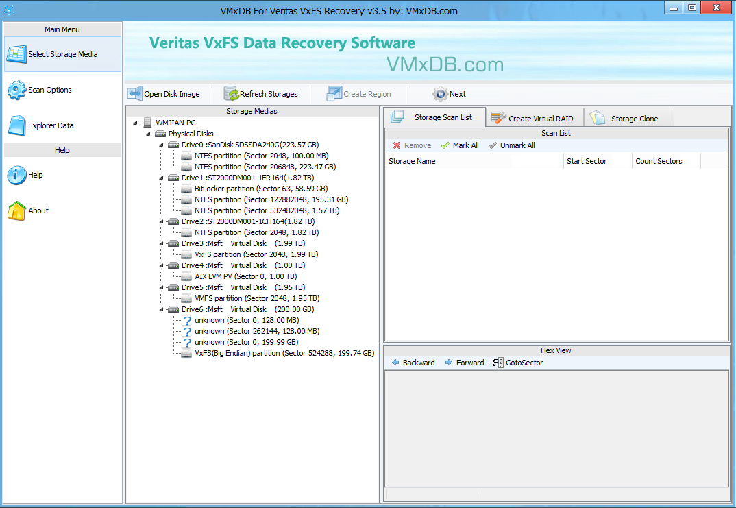 VMxDB For Veritas VxFS Recovery v3.5 (VxFSݻָ)